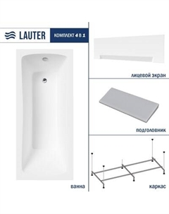 Ванна акриловая Lauter Bianca 170 / 21207170