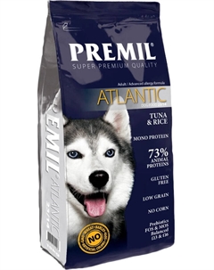 Корм для собак Atlantic 15 кг Premil