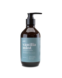 Зубная паста с дозатором, Ваниль и Мята 300 L`oco