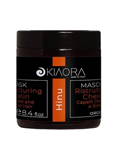 Маска для ослабленных волос восстанавливающая с кератином Hinu 250 Kiaora