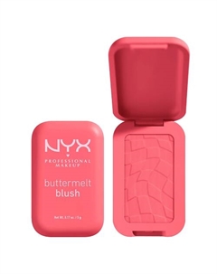 Стойкие компактные румяна Buttermelt Powder Blush Nyx professional makeup