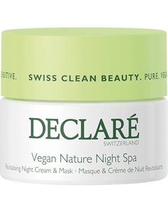 Восстанавливающий ночной крем-маска Веган-Спа Vegan Nature Night Spa 50 Declare