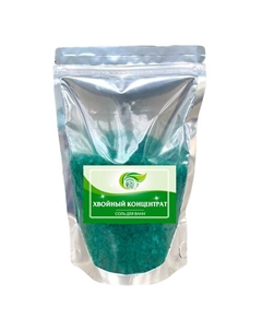 Соль для ванн "Хвойный концентрат" Тонус