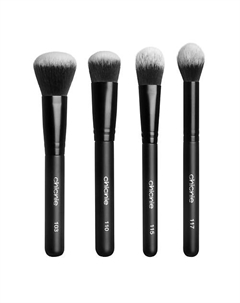 Набор кистей для макияжа для тона, румян, хайлайтера и контуринга Chicnie