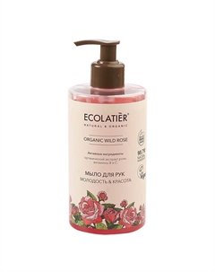GREEN Мыло для рук Молодость & Красота ORGANIC WILD ROSE 460 Ecolatier