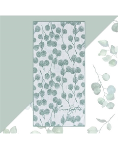 Полотенце махровое Eucalyptus, 70х130 см, 100% хлопок, 420гр/м2 Этель