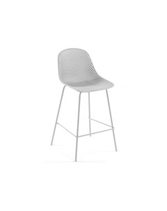 Полубарный стул quinby белый 49x97x49 см La forma