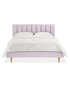 Мягкая кровать houston 180 200 розовый 196x120x212 см Myfurnish