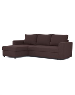 Угловой диван кровать marble коричневый 243x83x152 см Myfurnish