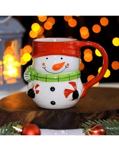 Кружка «Снеговик», 300 мл Доляна