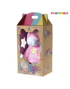 Мягкая игрушка «Единорожка в пижаме», 21 см Pomposhki