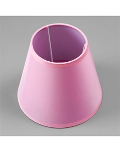 Абажур Е14 розовый 15,5х15,5х13,7 см Bayerlux