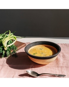 Тарелка деревянная глубокая Mаgistrо, 18 см, 500 мл, из цельного массива кедра Magistro