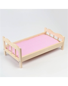 Кровать для кукол, большая классическая, 50×30×20 см Марич
