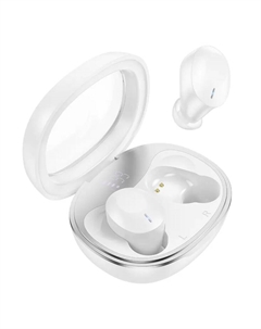 Наушники беспроводные Hoco EQ3, TWS, вакуумные, Bluetooth 5.3, 40/300 мАч, шумоподавление, белые