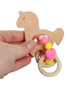 Подарочный набор M&B «Принцесса» держатель для соски-пустышки, прорезыватель Mum&baby