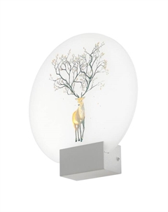 Бра «Олень» LED 6 Вт 4000К белый 24×6×24 см Bayerlux