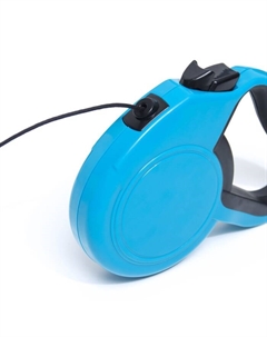 Рулетка "" классическая, с прорезиненной ручкой, 8 м, до 50 кг, трос, синяя Пижон