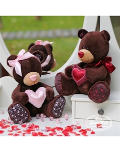 Мягкая игрушка «Кот Медведь Milk», с сердцем, 50 см Orange toys