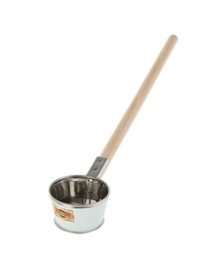 Ковш - черпак для бани и сауны, 350 мл, 60 см, нержавеющая сталь, деревянная ручка, «» Добропаровъ