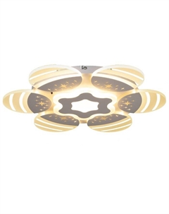 Люстра с ПДУ «Косм о» 7хLED 60 Вт белый 55×55×10 см Bayerlux