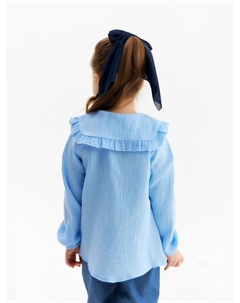 Рубашка детская, размер 30 (98-104 см), голубая Kaftan