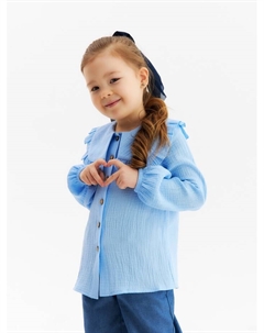 Рубашка детская, размер 32 (110-116 см), голубая Kaftan