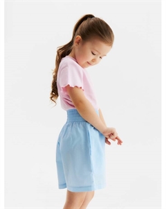 Шорты для девочки, голубые, рост 146 см Minaku