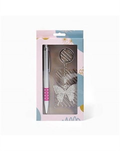 Набор подарочный 2в1 (ручка, брелок) Take it easy