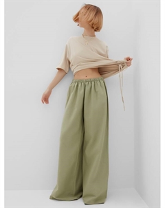 Брюки женские oversize : Safari, мятные, размер 50 Minaku