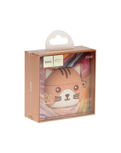 Наушники беспроводные Hoco EW46, TWS, вкладыши, Bluetooth 5.3, 30/300 мАч, коричневые