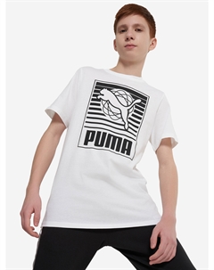 Футболка для мальчиков, Белый Puma