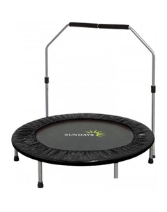 Батут D121 (с ручкой, черный) Sundays