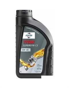 Моторное масло Titan Supersyn C3 5W-40 1л Fuchs