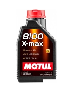 Моторное масло 8100 X-max 0W-30 1л Motul
