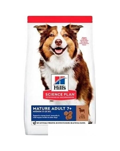 SP для пожилых собак средних пород с ягненком и рисом Hill's