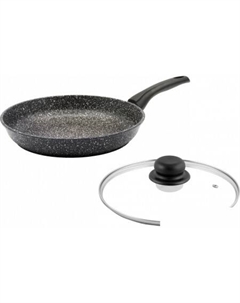 Сковорода Мрамор АЛА 280 (CL0428) (с крышкой) Victoria