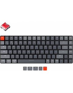 Клавиатура K3 V2 RGB K3-E1-RU ( Low Profile Optical Red) Keychron