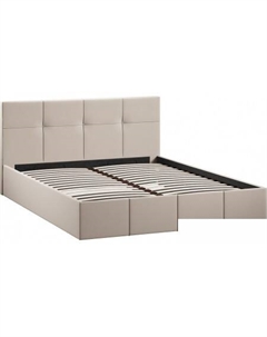 Кровать Лора с ПМ 160x200 (велюр Confetti Cream) Трия