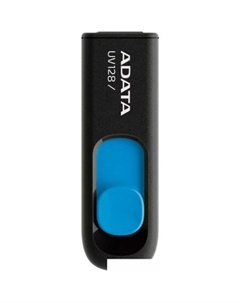 USB Flash DashDrive UV128 128GB (черный/синий) Adata