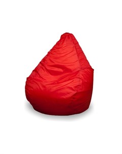 Кресло мешок груша l красный 85x70x60 см Пуффбери