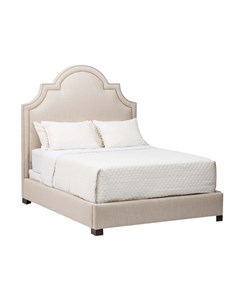 Мягкая кровать haute art бежевый 170x140x215 см Myfurnish