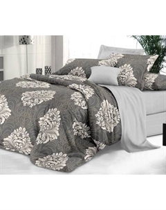 Комплект постельного белья Alleri Сатин Premium 2сп с Евро Max простыней / СП-213