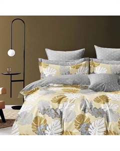 Комплект постельного белья Alleri Сатин Creative Евро Max / СК-236