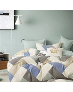 Комплект постельного белья Alleri Сатин Creative 2сп с Евро Max простыней / СК-231