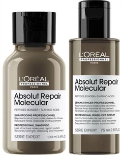Набор косметики для волос L'Oreal Professionnel Molecular Шампунь 100мл+Сыворотка 75мл L'oreal professionnel