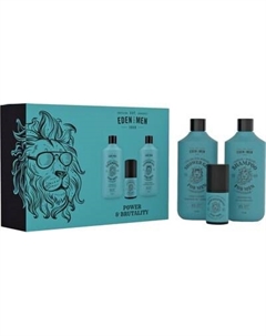 Набор косметики для тела и волос For men №4 Шампунь+Гель д/душа+Дезодорант Eden