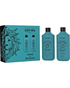 Набор косметики для тела и волос For men №1 Шампунь+Гель для душа Eden