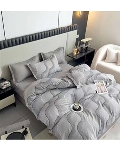 Комплект постельного белья Реноме 1.5сп Оливковая коллекция. Простыня на резинке УУ 6803