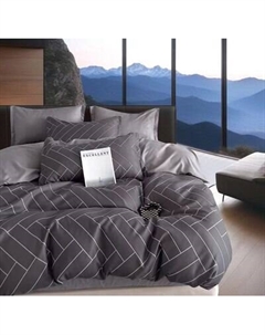 Комплект постельного белья 1.5сп Оливковая коллекция. Простыня на резинке УУ 6802 Реноме